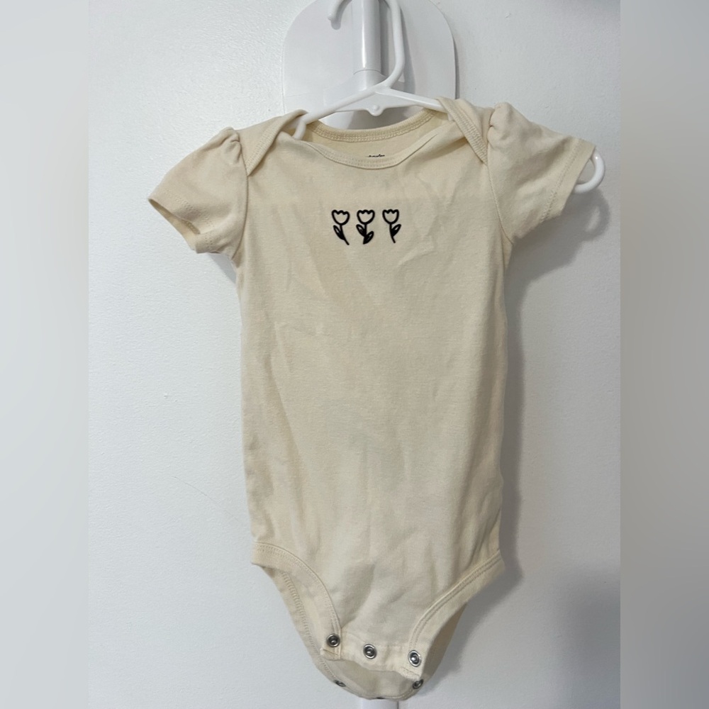 Carters baby girl flower onesie